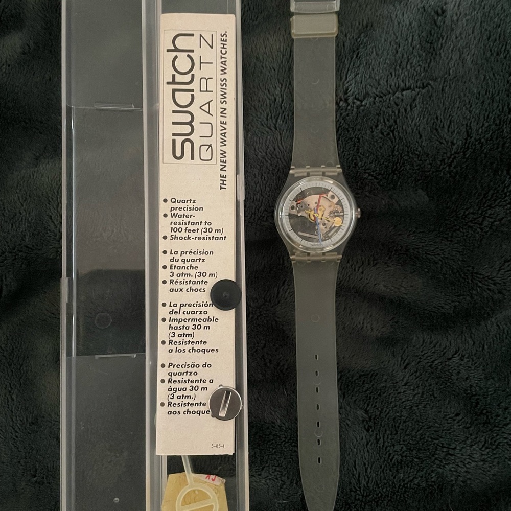 Original 80’s SWATCH WATCH~ RARE~~ Jelly Fish